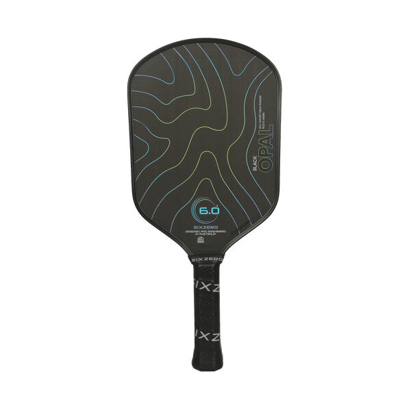 SIXPAD SE-AX00A BLACK　LL Black Opal Elongated Pickleball Paddle | Elite Power & Reach – Six