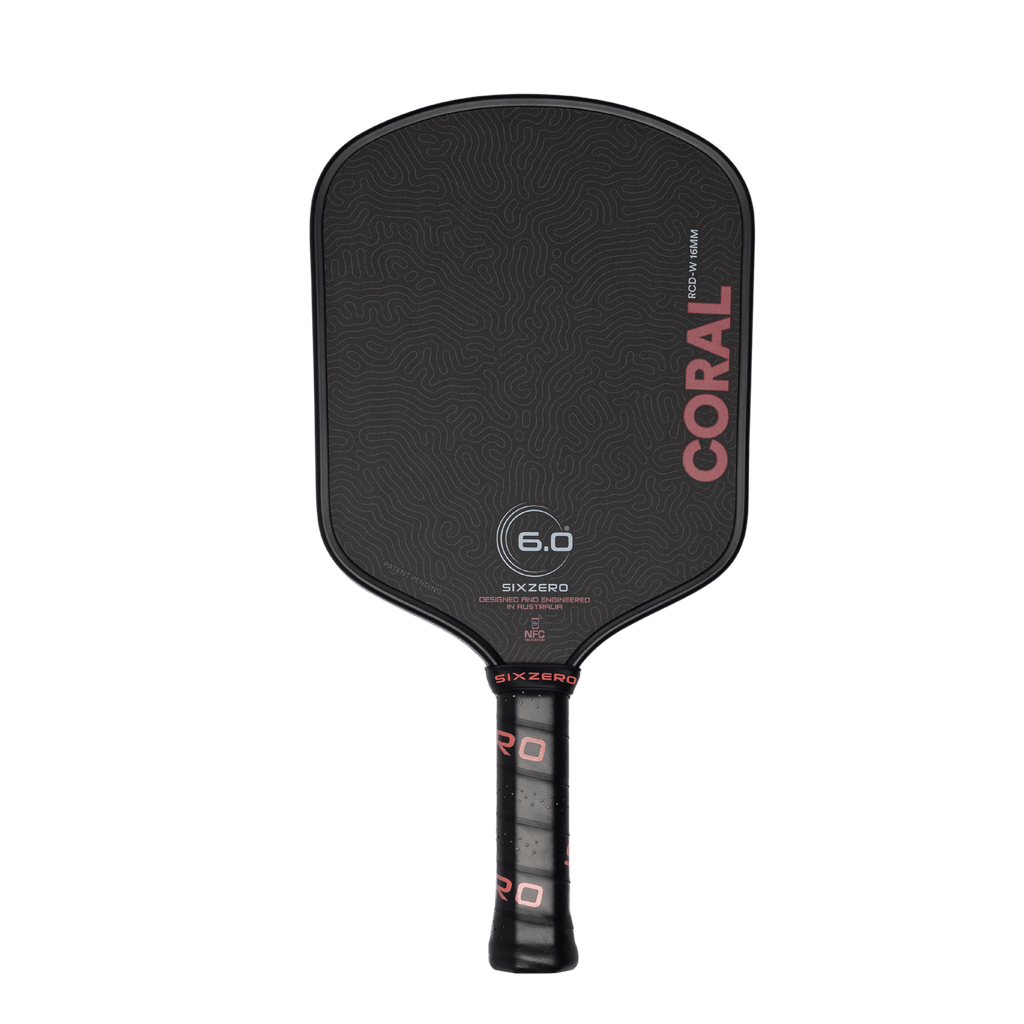 Six Zero Coral Pickleball Paddle | Next Gem™ Control & Power – Six Six Zero Coral Pickleball Paddle | Next Gem™ Control & Power – Six
