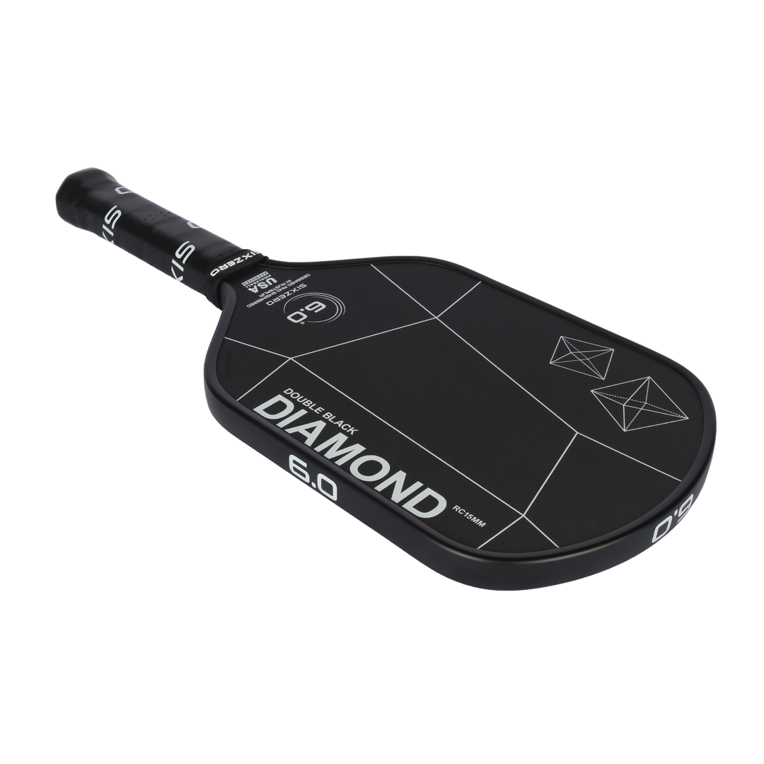 Double Black Diamond Control Pickleball Paddle – Six Zero US Double Black Diamond Control Pickleball Paddle – Six Zero US