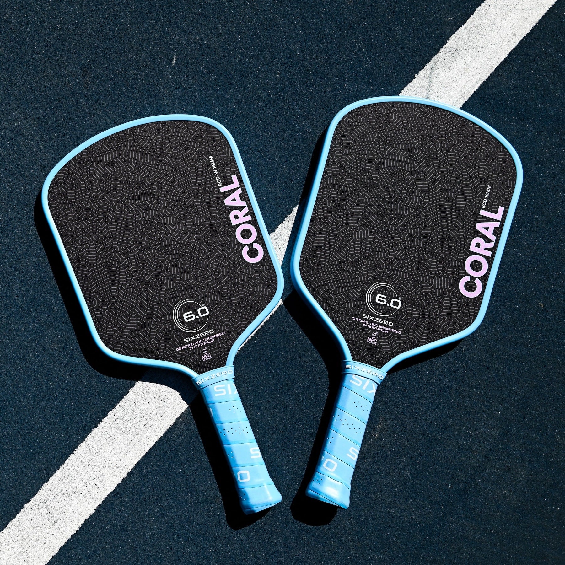 洋楽 WILL READY Lightweight Pickleball Paddle | Coral Lightweight by Six Zero