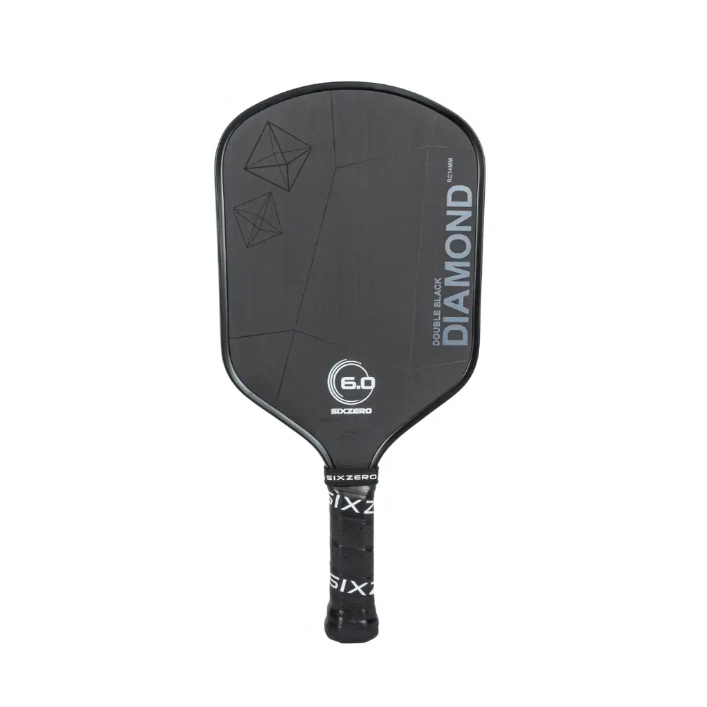 6.0 DOUBLE 14mm USEDピックルボール Double Black Diamond Control Pickleball Paddle – Six Zero US