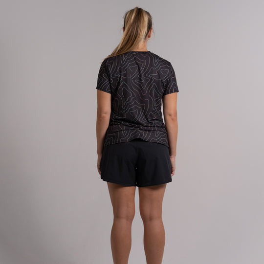 Womens Performance Active Tee Air Mesh Opal