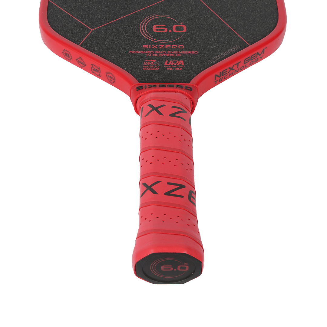 Ruby Pro 14mm Pickleball Paddle | Six Zero Next Gem™ Power – Six Ruby Pro 14mm Pickleball Paddle | Six Zero Next Gem™ Power – Six