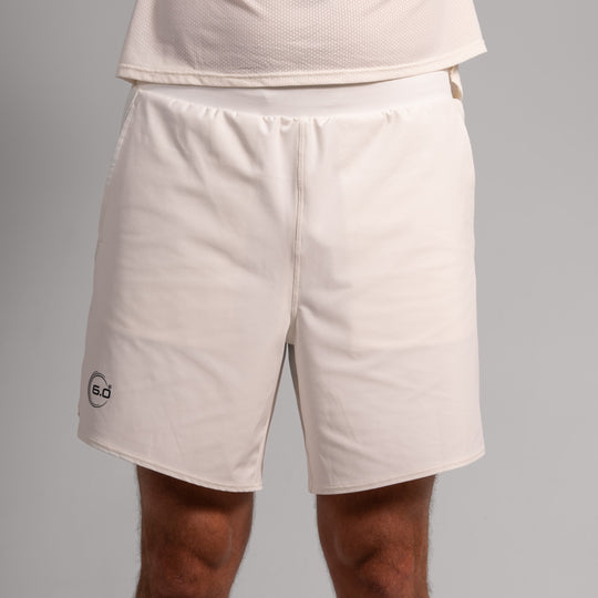 Mens Performance Short Chalk with Black Logo
