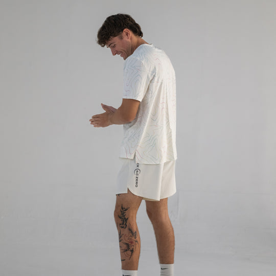 Mens Performance Active Tee Air Mesh Opal