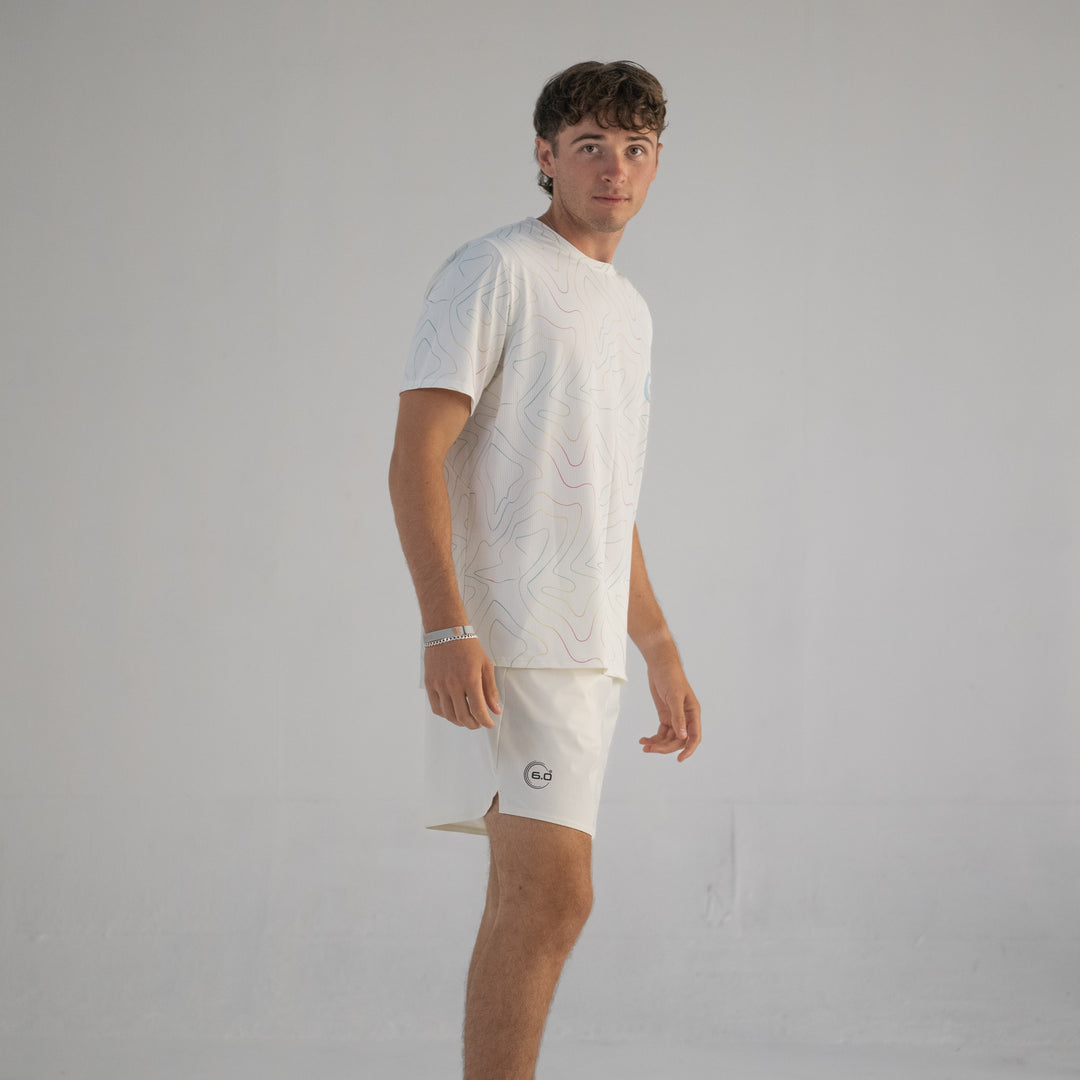 Mens Performance Active Tee Air Mesh Opal